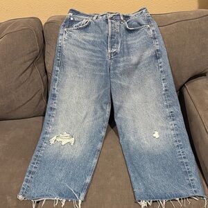 Citizens of Humanity Ayla Cropped Distressed Denim